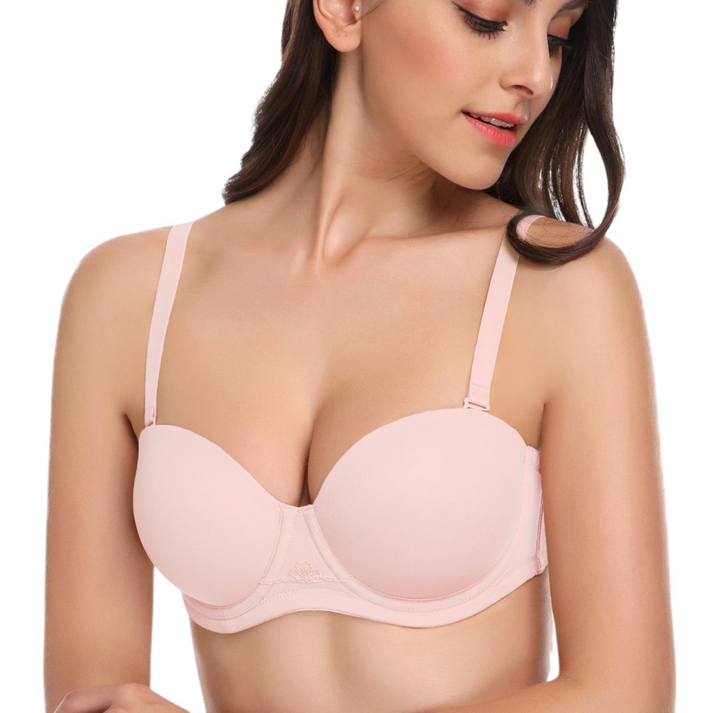 WINGSLOVE light pink underwire push up convertible bra size 40G NWT